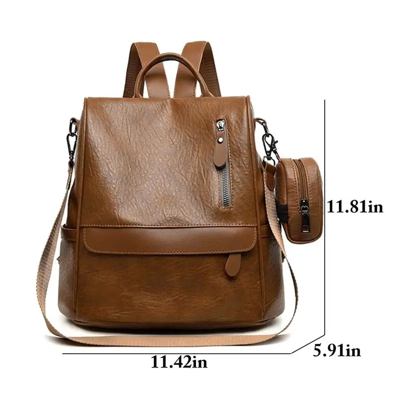 Coofit кожаный рюкзак повседневный школьный для колледжа студенческий ноутбука