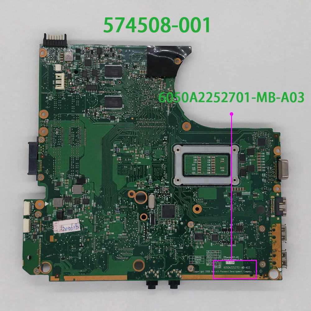 Материнская плата для ноутбука HP ProBook 4410s 4411s 4510s 4710s Series 574508-001 6050A2252701-MB-A03 PM45 |