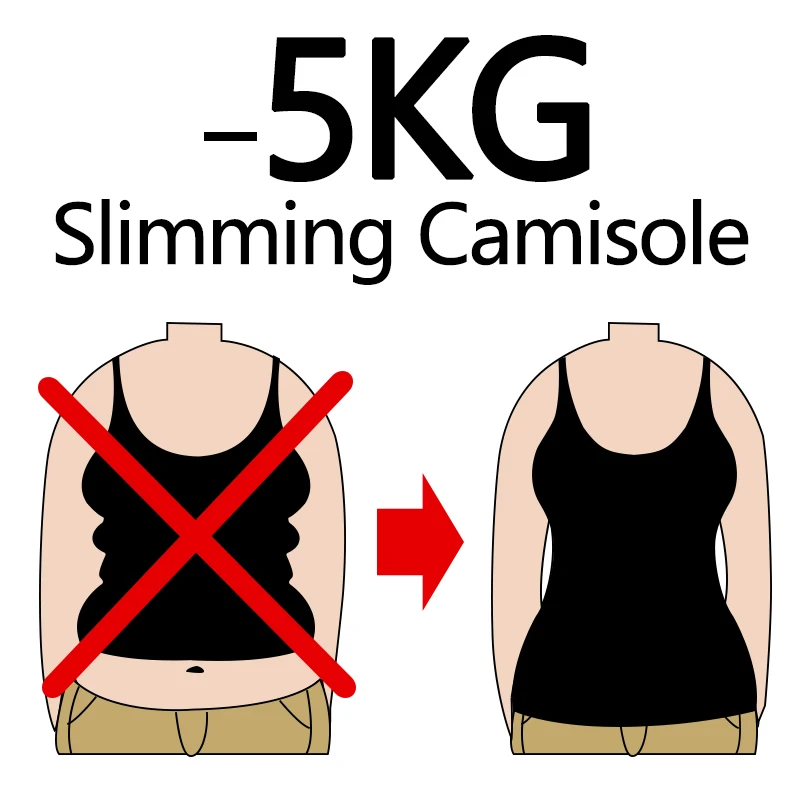 VASLANDA Women Camisoles Tank Tops Tummy Control Body Shaper Strapless Shapewear Sexy V-neck Crop Top Mujer Waist Trimmer Shirt