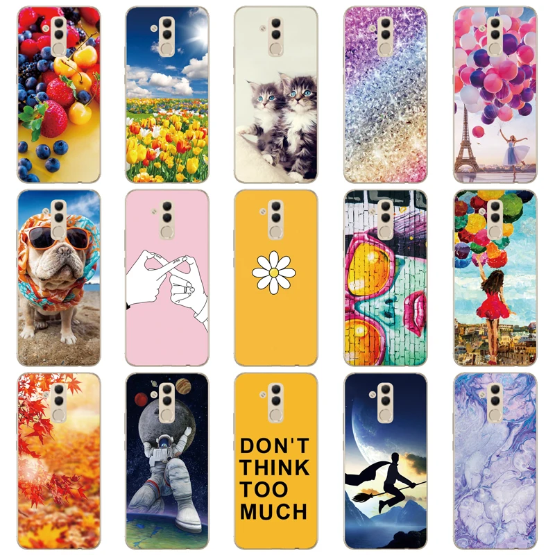 

Мягкий чехол для Huawei Mate 20 Lite, чехол 6,3 дюйма, прозрачный силиконовый чехол для телефона Huawei Mate 20 Lite, защитный чехол