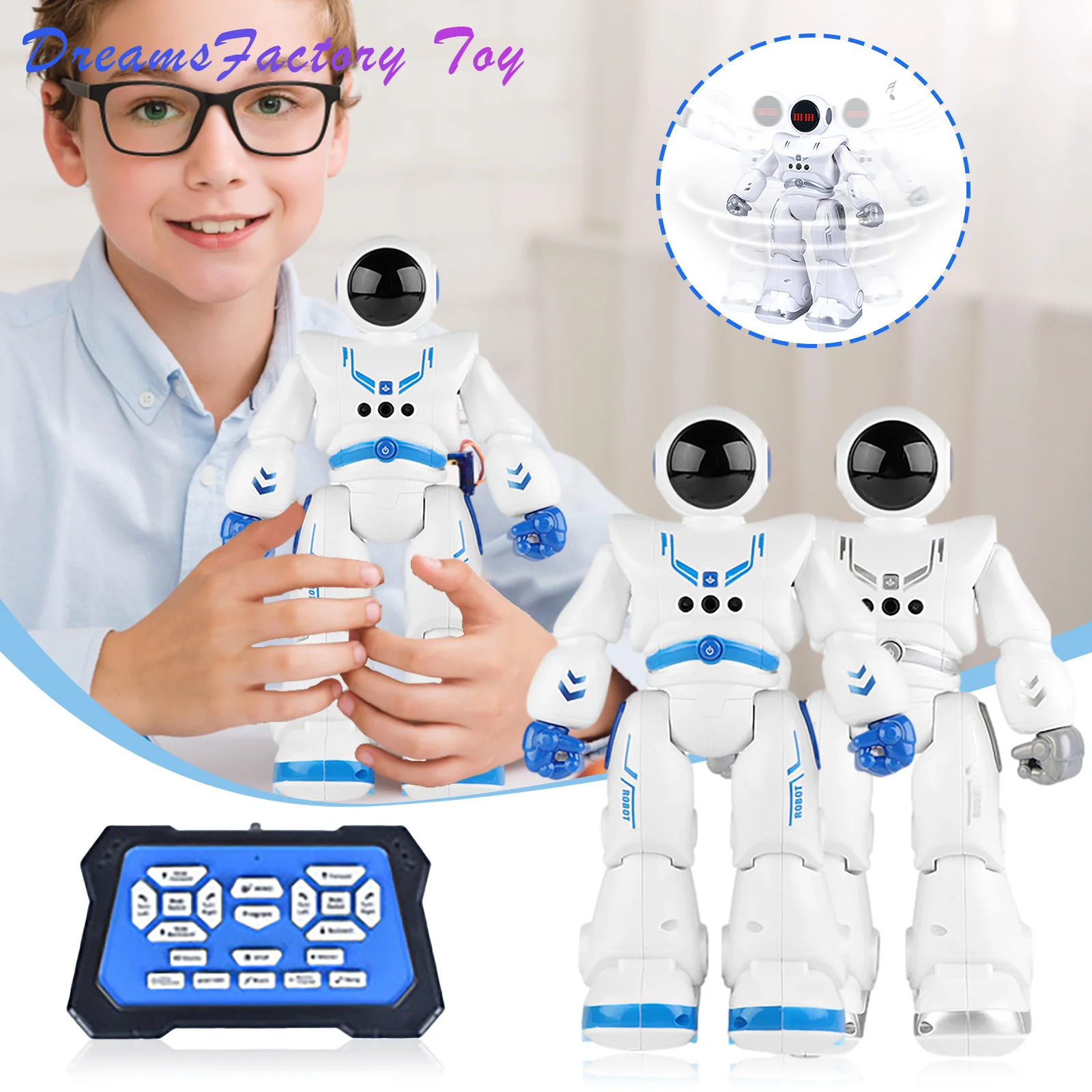 

Robots Remote Control Robot Kids Toy Intelligent Programmable Gesture Sensing Robot Toys De Science-fiction Jouets Pour Enfants
