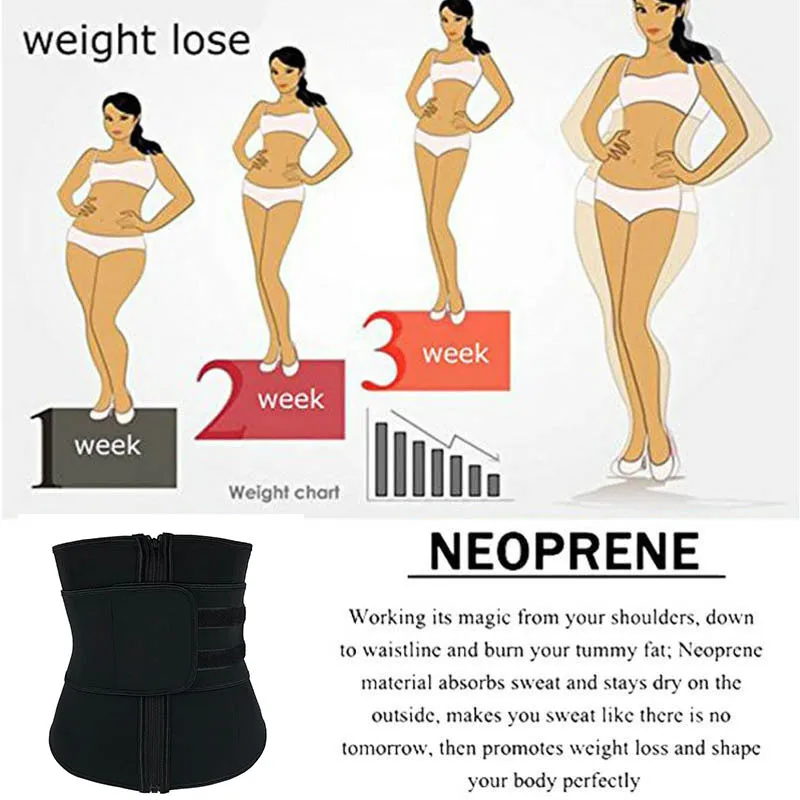 Животик Управление ремень похудения Сжигание жира Для женщин талии тренер