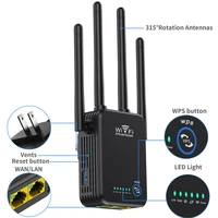 wireless routers wifi repeater 1200mbps dual band 2 4g 4antenna wi fi range extender signal home network supplies