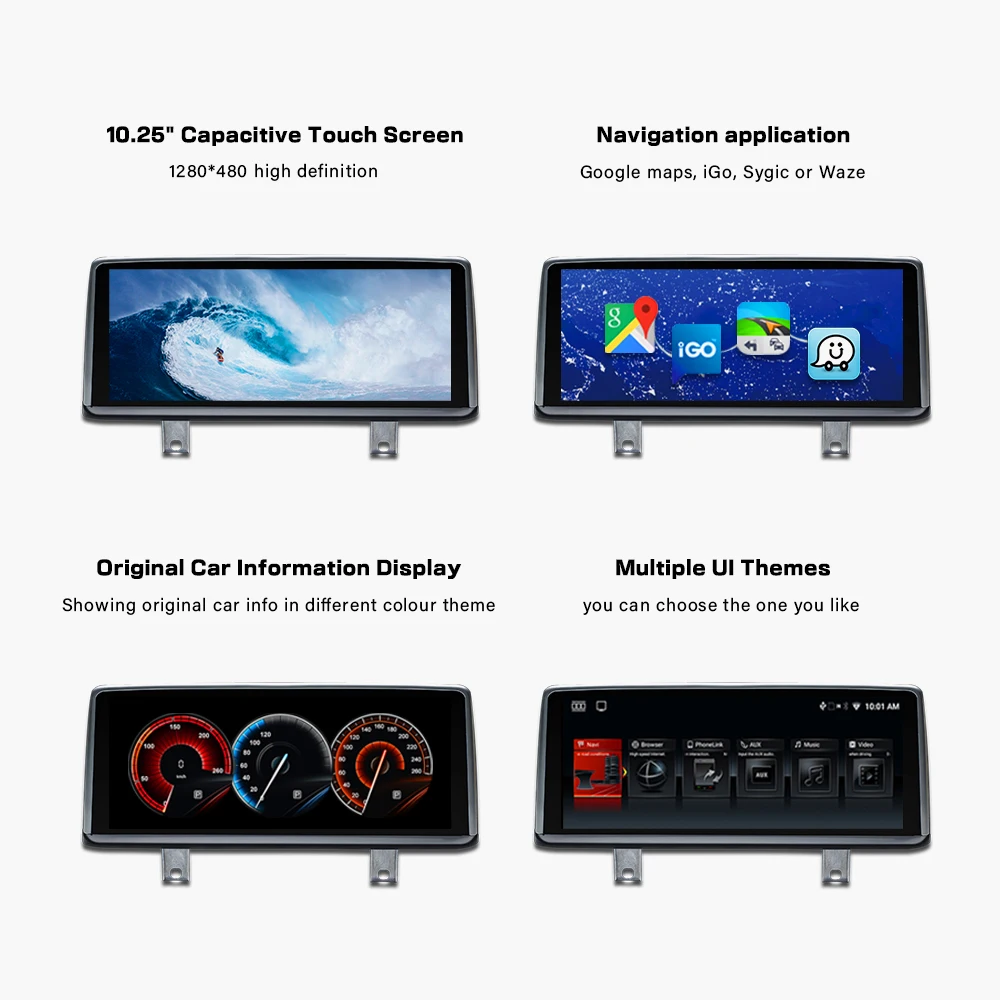 Автомобильный мультимедийный плеер автомагнитола на Android 10 25 с GPS-навигацией 0