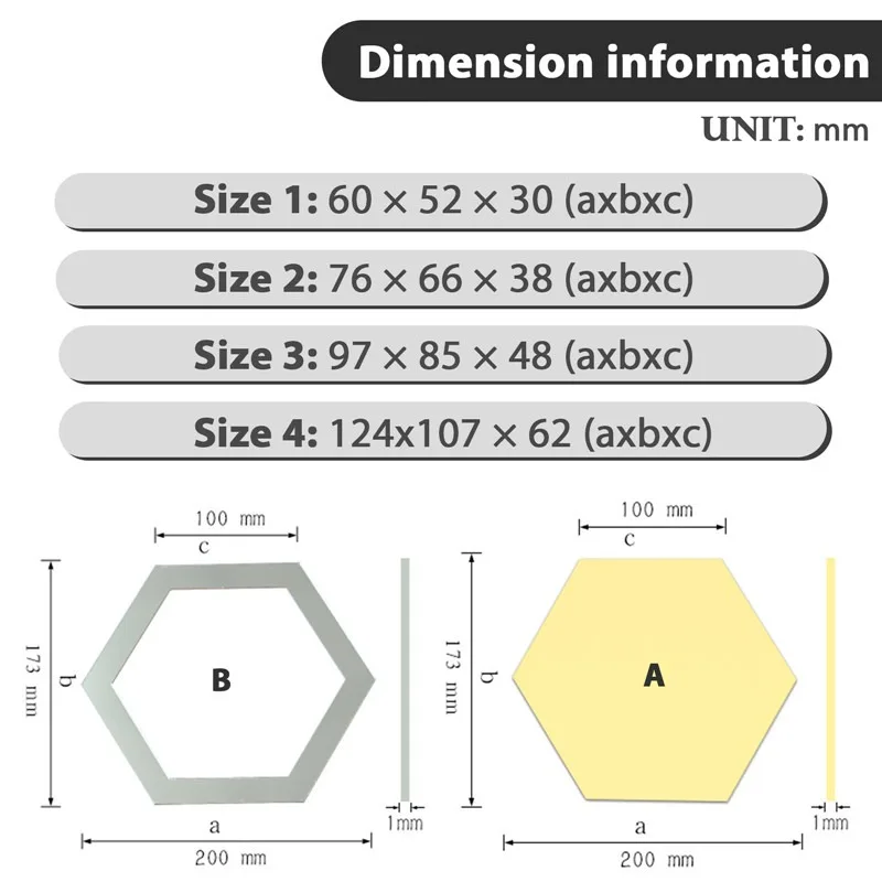 

10Pcs 3D Hexagon Acrylic Mirror Wall Stickers DIY Art Home Decor Living Room Decorative Tile Stickers Room Accessori