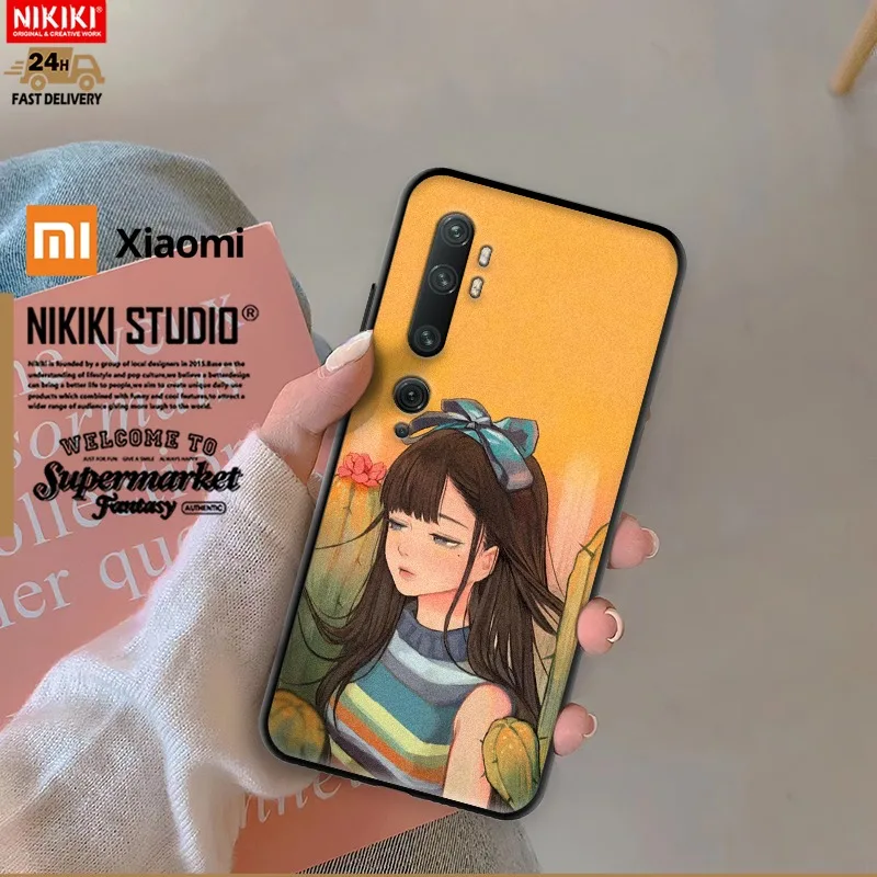 

Silicone Shell For xiaomi Play Note 3 Note 10 Pro Note 10 Lite Case Dirt-resistant Back Cover Coque Fundas Capa Soft