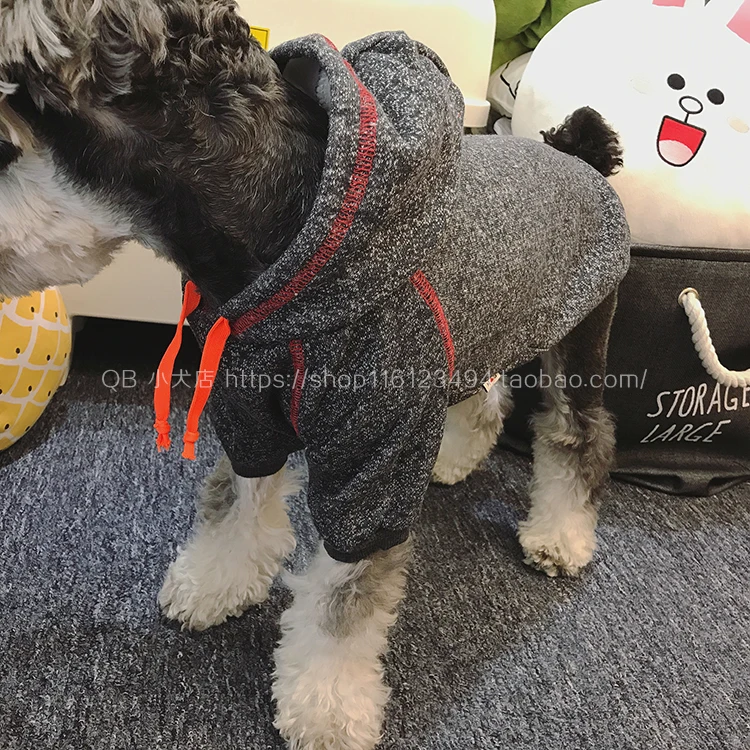 

Gray Cute Hoodie Dog Sweater Clothes Pet Dog Jacket Pet Supplies Dog Clothing Fashion Roupa Cachorro Dogs Costumes Coat JJ60GWY
