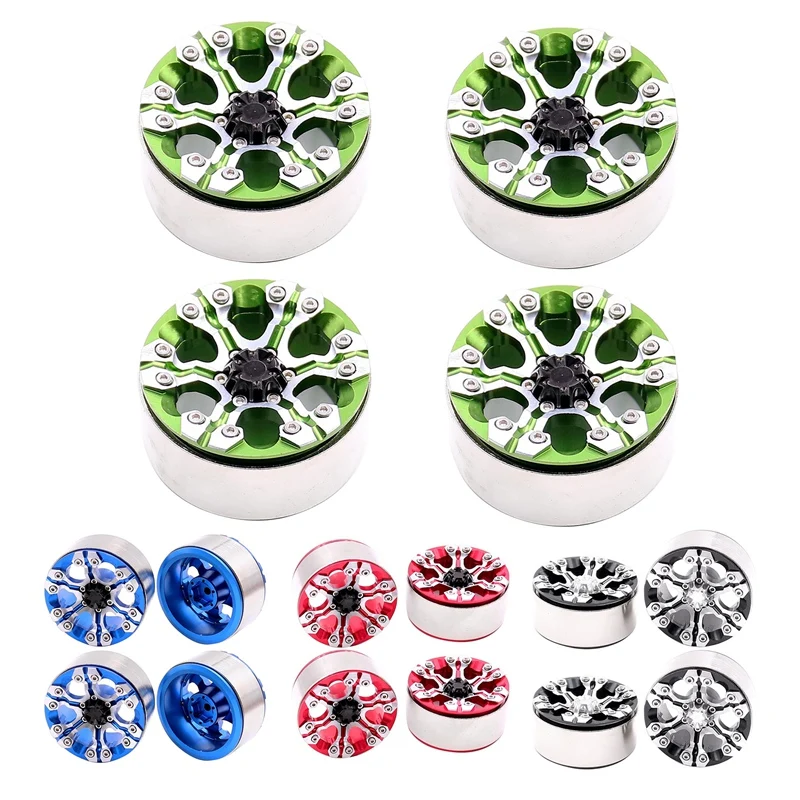 

1.9Inch RC Bead Lock Wheels Rims For 1/10Th Scale RC Crawle Car SCX10-KM2 RR10 TRX-4 TRX-6 D110 D90 TRAXXAS