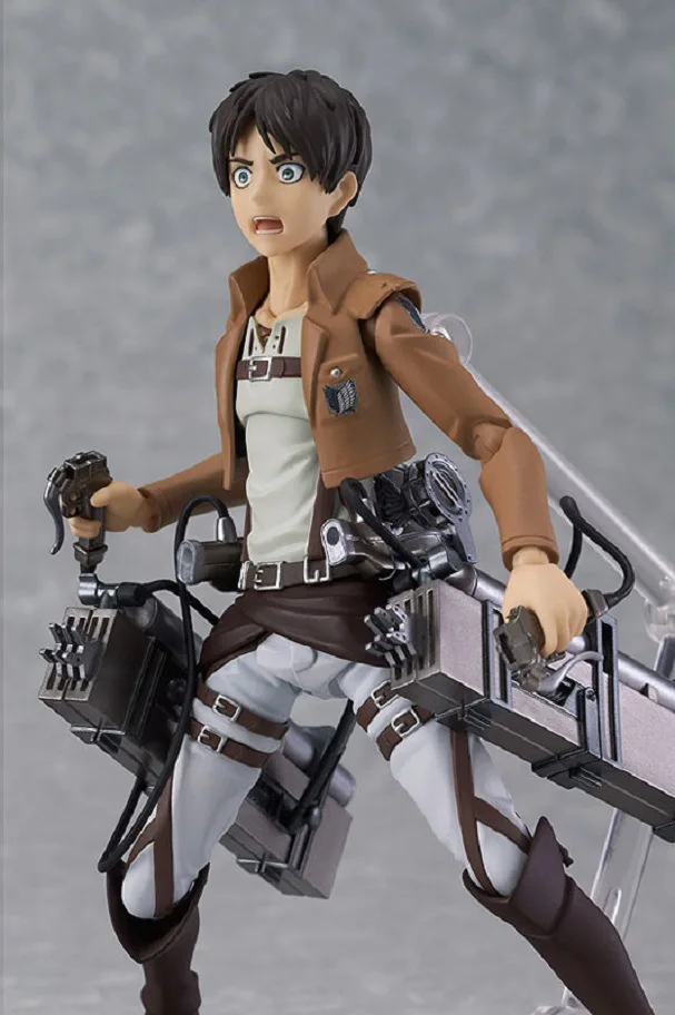 Экшн атака на фигурка Титан Эрен Ягер Figma 207 ПВХ игрушки Коллекционная модель для