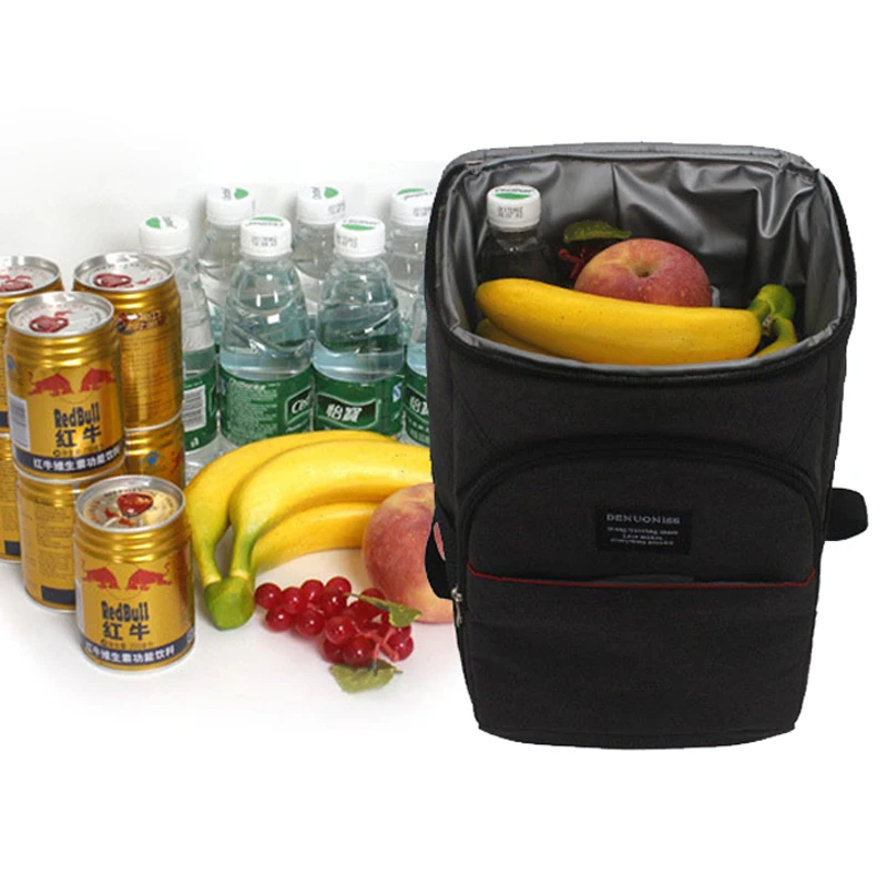 Cooler Picnic Camping Backpack Beach Cooling Beer Insulation Thermal Bag With Bottle Opener Outdoor Bags For Food Storage | Спорт и
