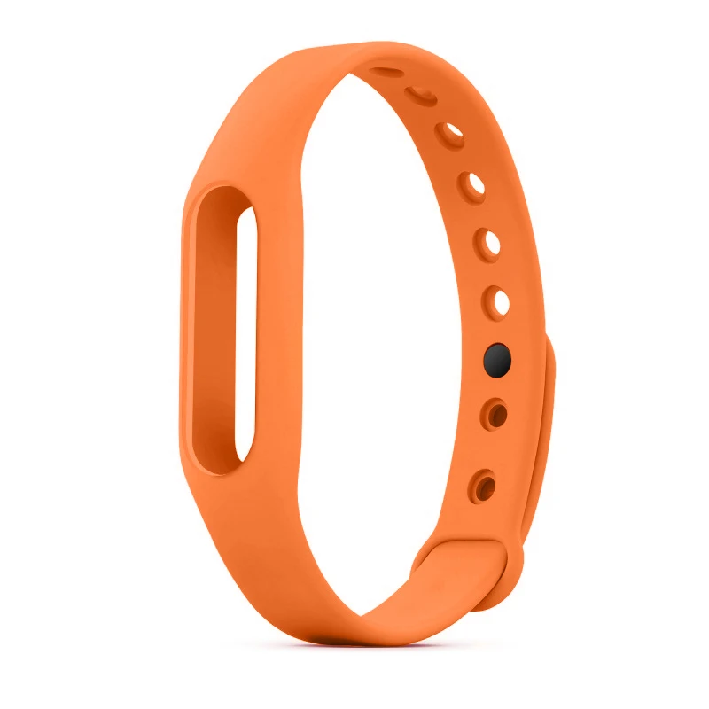 orange Умный Браслет ремешок для mi band 2 Сменный ремень силиконовый браслет mi Band 2 для Xiao mi аксессуары на xio mi band2 - Цвет: orange