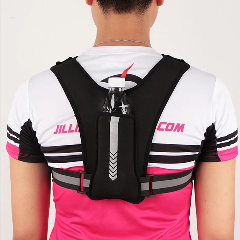 Running Backpack Lightweight Sport Vest Bags Male Female Trail Bag Large-Capacity Reflective Sports chest Bag For Running