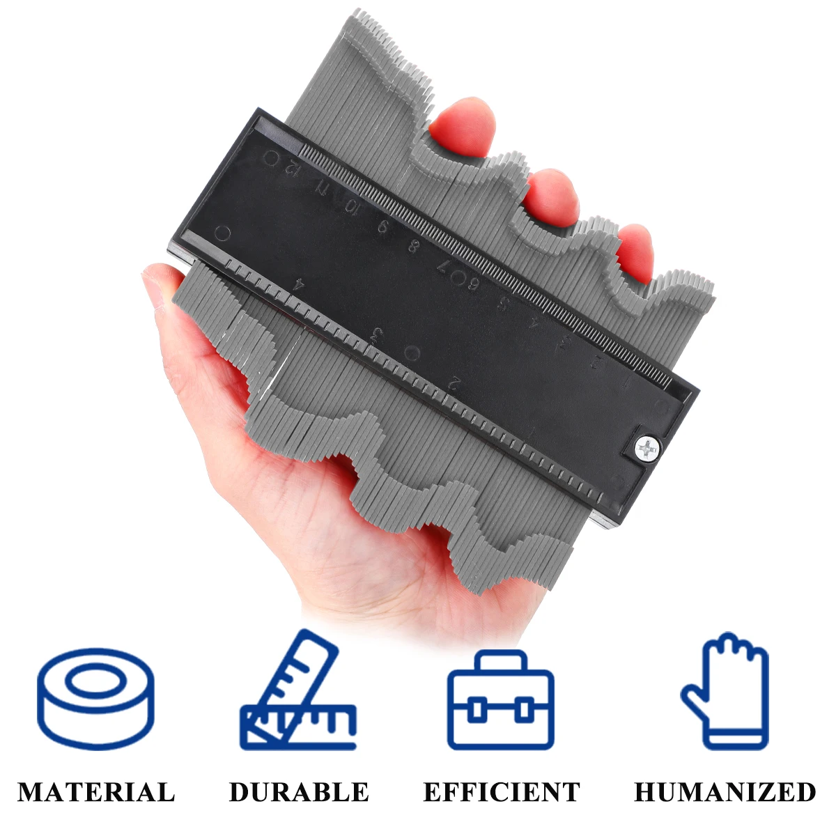 Пластиковый контурный измеритель стандартный инструмент для разметки дерева и