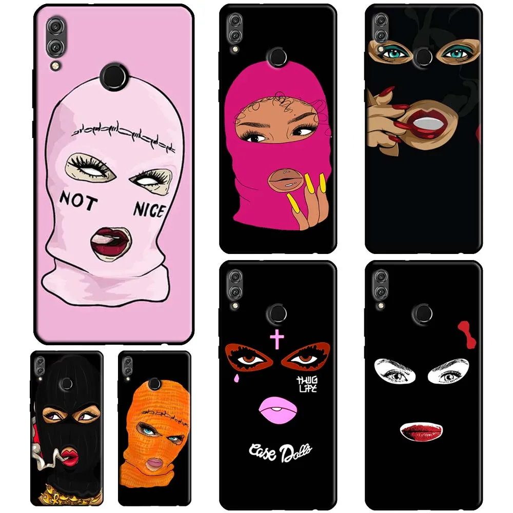 Чехол для телефона Goon Thug Life Teared Girl с масками Huawei Honor 20 Pro 4C 6C 7C 7A 8A 9A 7S 8S 9S 8X 9X 10i 8 9 10 10X