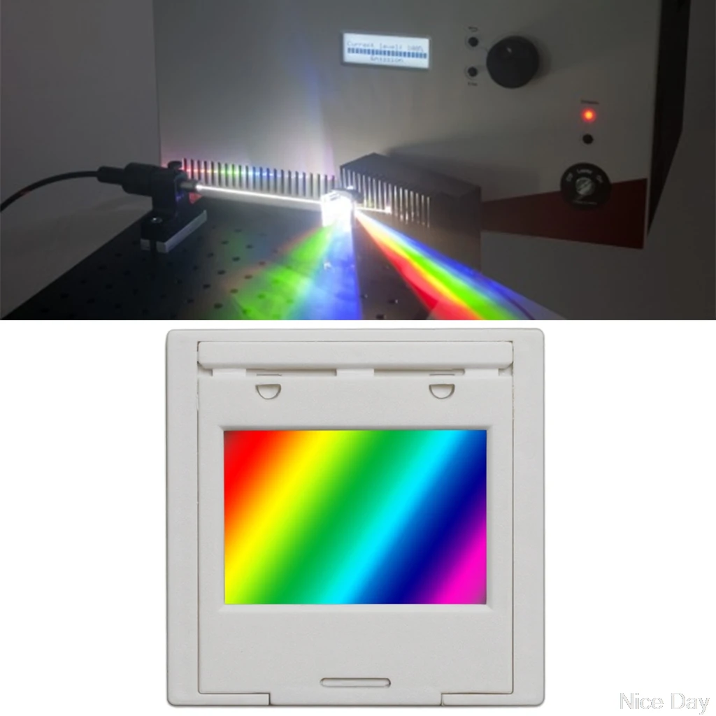 Diffraction Grating 50/100/300/600line 2mm Optical Teaching Experiment Transmission Spectrophotometer Customizable My09 | Инструменты