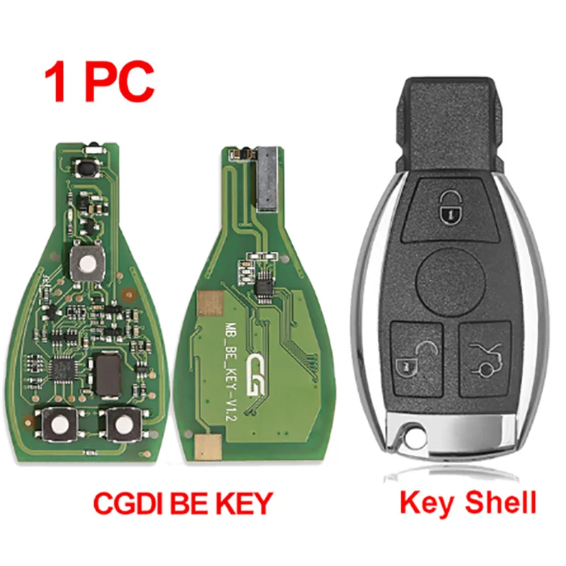 Оригинальный ключ CGDI MB CG BE Key для всех Be-nz FBS3 315 МГц/433 м работающий с программатором