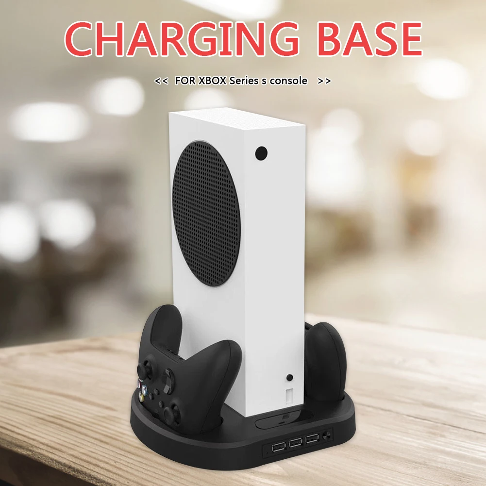 dual controller charger station console cooling desk holder electronic machine accessories for xbox series s free global shipping