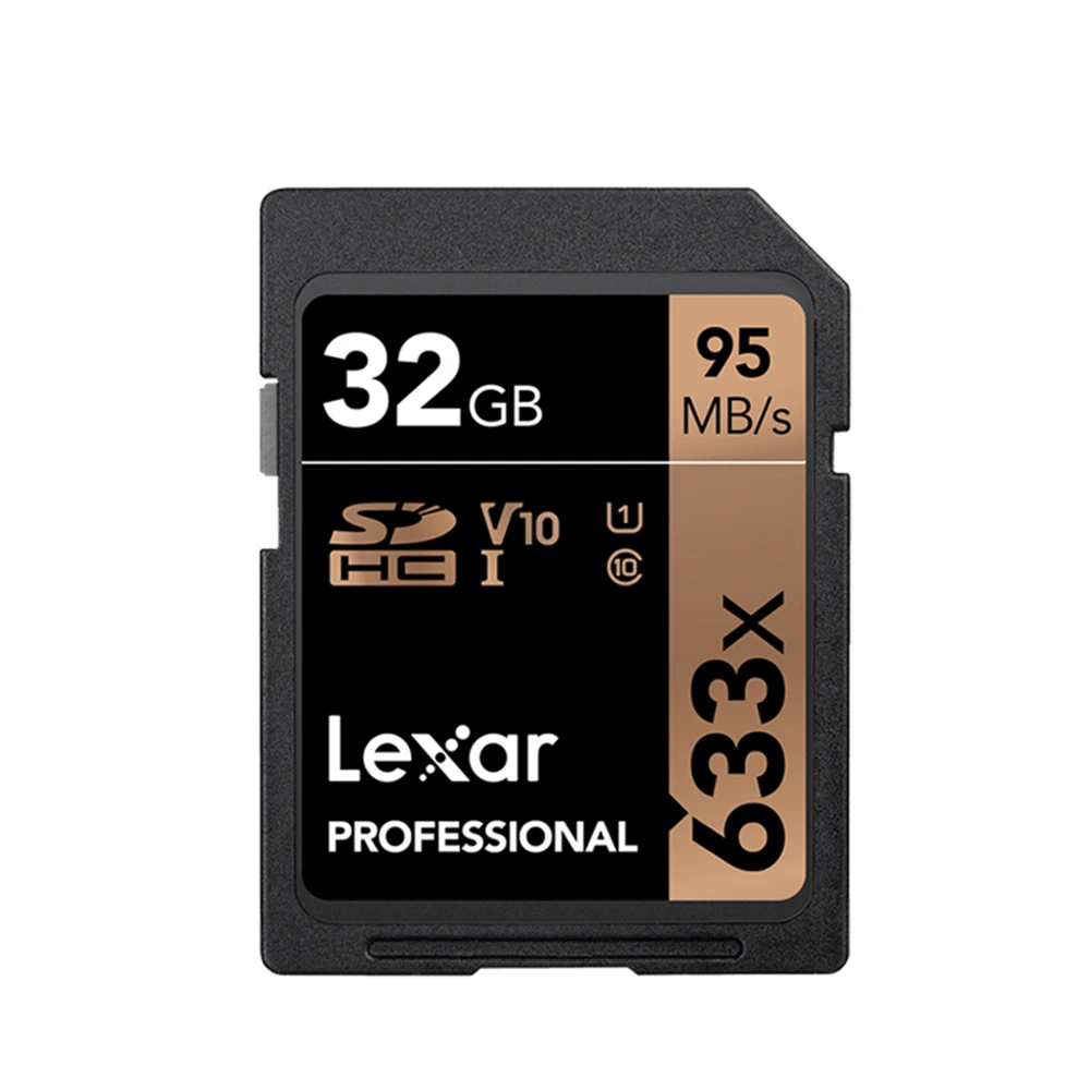 SD633X-032G Lexar 633X карта памяти 32 64 128 Гб класс 10 U1/U3 V30 SD карта 32 Гб 128 Гб 64 Гб 256 ГБ 512 Гб 16 Гб флэш-карта SD память SDXC SDHC - Емкость: SD633X-032G