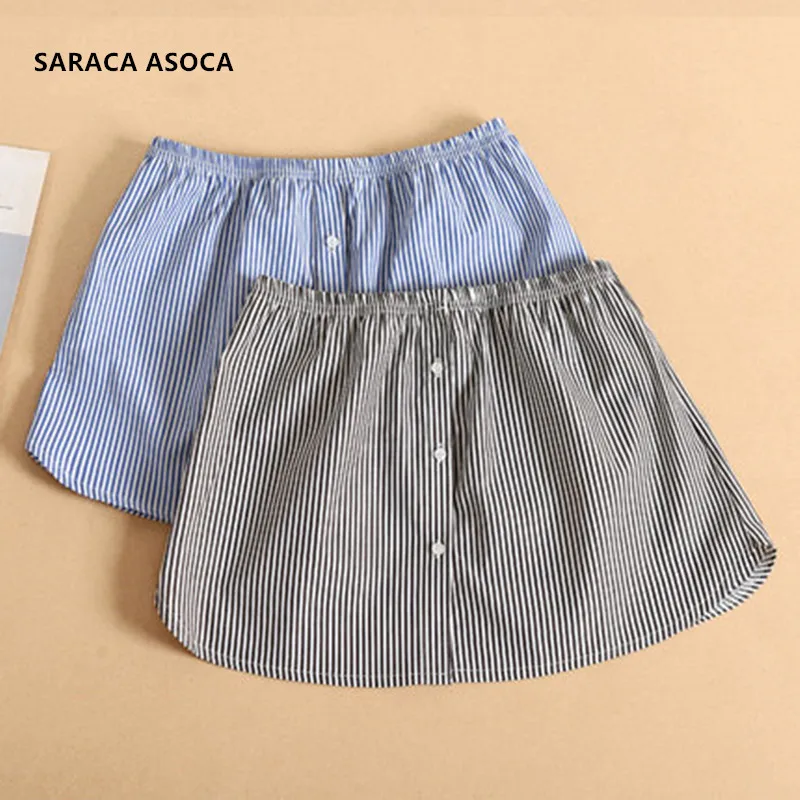 

Оптовая и розничная продажа, модные комплекты одежды в полоску синего цвета с имитацией Подшивка юбки женские универсальные весенне-зимние...