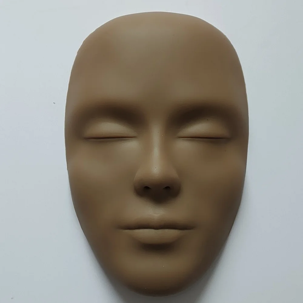 Eyelashes Extension Silicone Practice Head Eyebrow Makeup and Massage Training Mannequin |