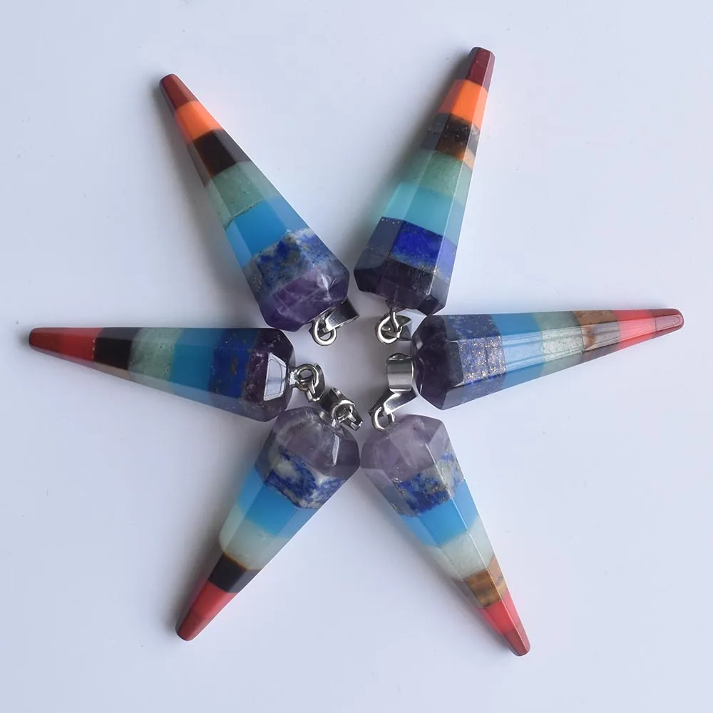 Многослойные фиолетовые кристаллы радужного 7 чакр камень тигровый глаз