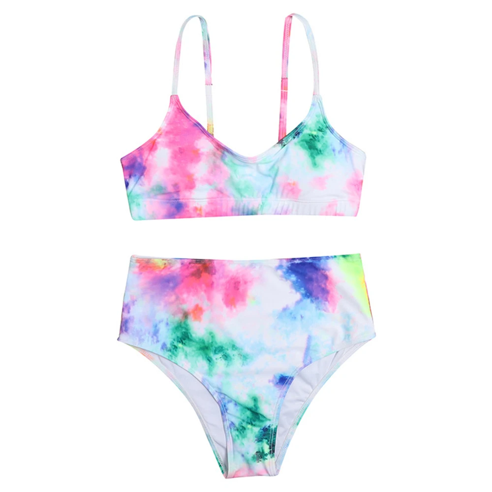 

Plus Size Sexy Bikini For Women Soft Comfortable Party Beach Clothing High Waist Swimsuits Casual HOT Two-Pieces Set Bikinis