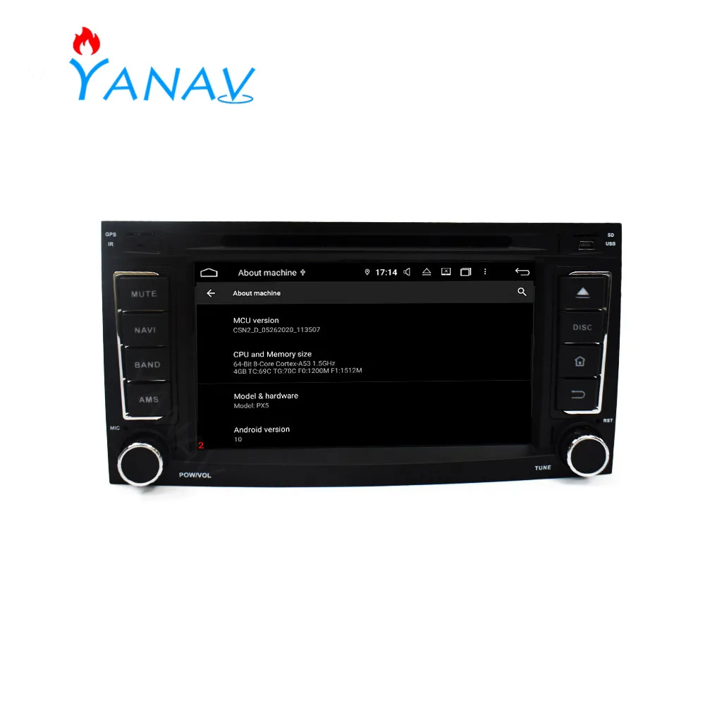 Автомобильный радиоприемник с навигацией GPS audio 2DIN Android стерео приемник для vw Touareg