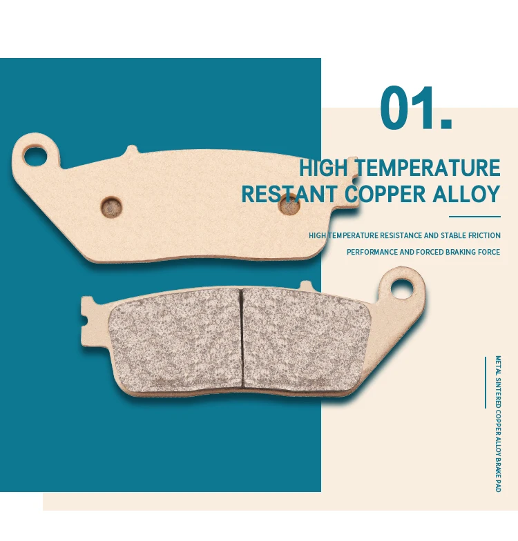 Мотоцикл металла спекания спереди и сзади тормозные колодки для KAWASAKI ER6N ER6F Z650