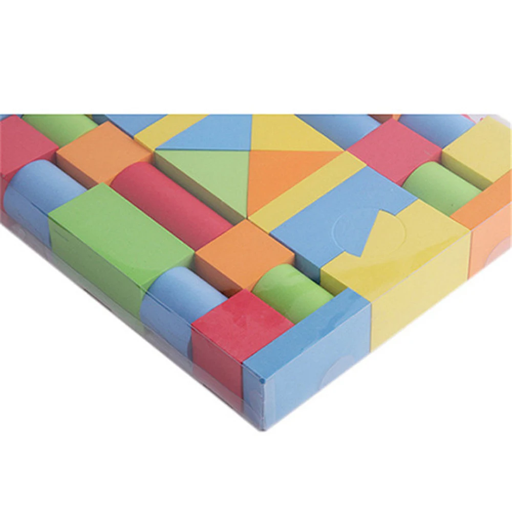 Детский красочный блок обучающая игрушка геометрический кирпич
