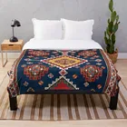 Одеяло с принтом Luri gabbr Fars, Юго-Западный персидский ковер, декоративное покрывало из шерпы, для дивана или кровати, подарок