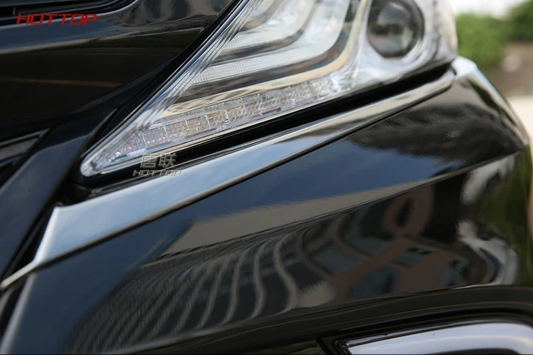 Автомобильные фары из нержавеющей стали, брови, веки для Toyota Camry, автомобильный Стайлинг, передняя фара, брови, накладка, аксессуары