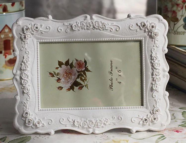 Креативная фоторамка белого цвета в Европейском стиле Модные Винтажные