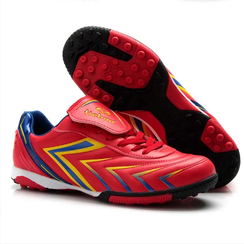 TIEBAO Football Boots Football Shoes New Adult Men's Outdoor Soccer Shoes Cleats TF Training Sports Sneakers Parent-Kid Shoes