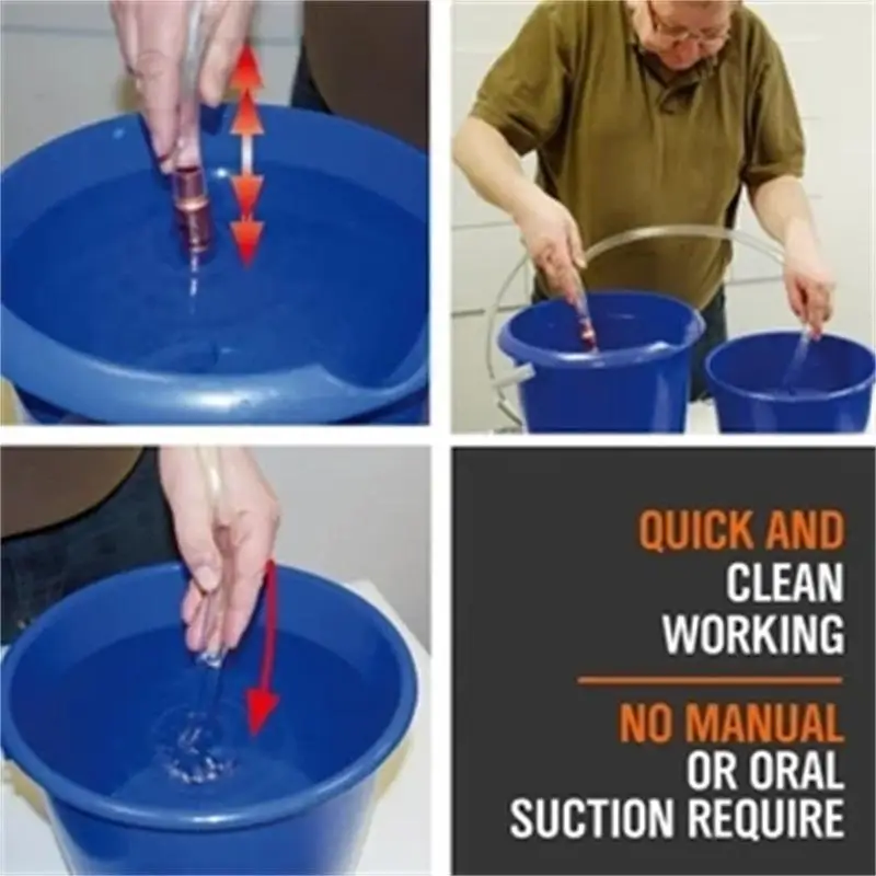 Шейкер сифон наконечник ПВХ аквариумный шланг смены воды и других жидкостей Semi