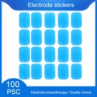 100 шт. гидрогель электрод самоклеящаяся расширений Гель Грелки Для тела EMS мышцы стимулятор мышц, ABS массажное устройство гель Стикеры