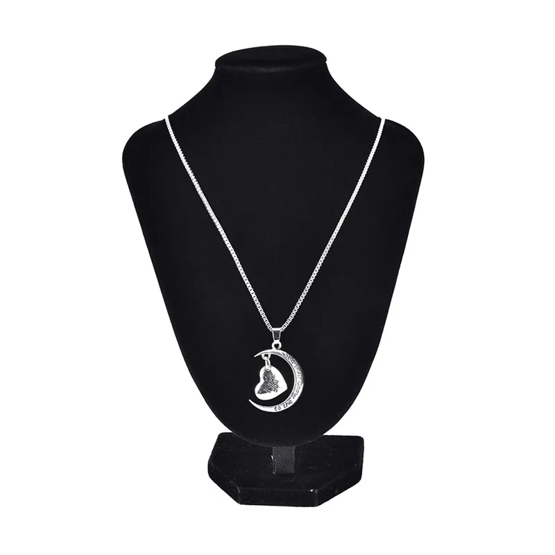 Макси ожерелье для женщин модное роскошное Ретро лунное сердце форма женское с