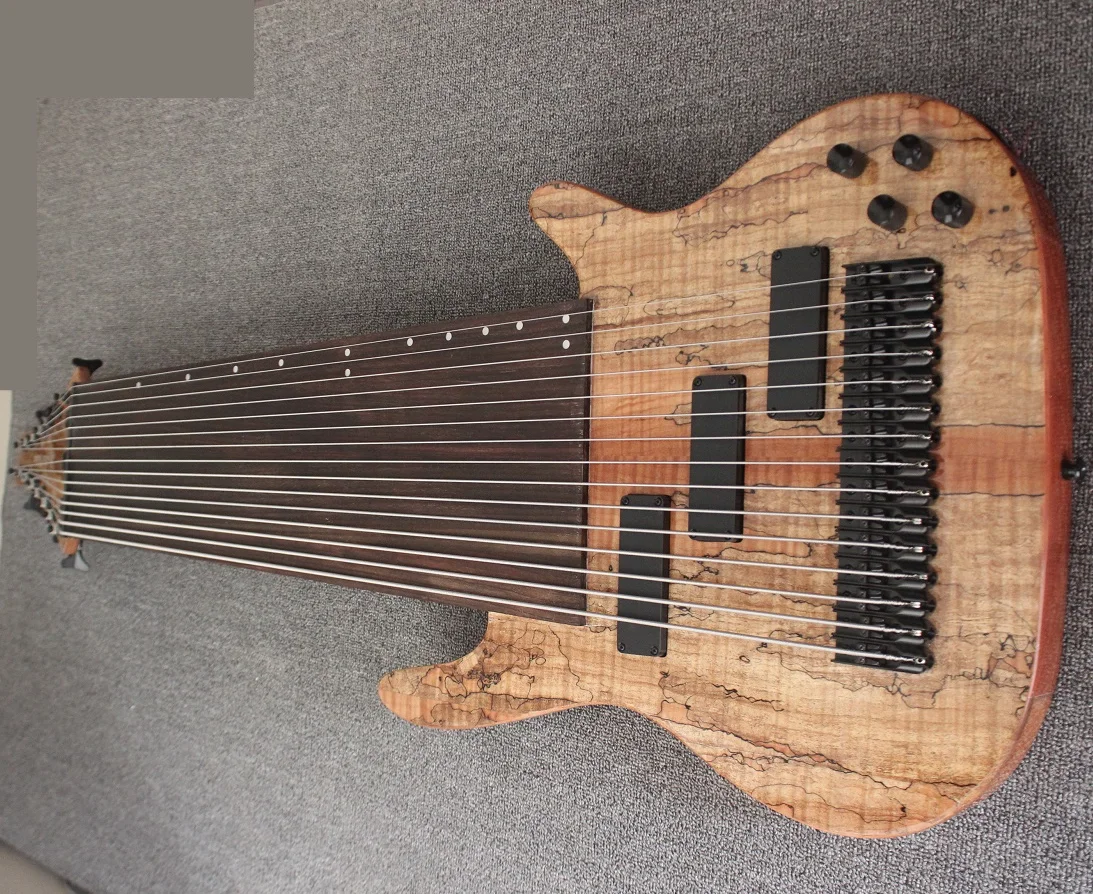 Электрическая бас гитара Weifang Rebon 15 струн с открытой шеей|Гитары| |