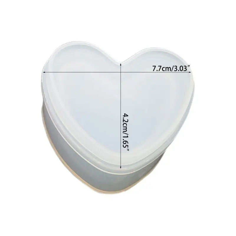 

Box Resin Molds, Jewelry Box Molds with Heart Shape Silicone Resin Mold
