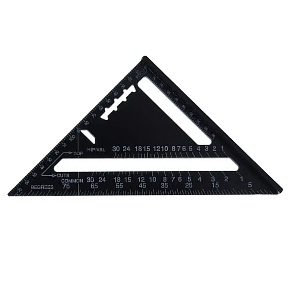 7/12 дюймов треугольный транспортир с линейкой Trammel деревообрабатывающий
