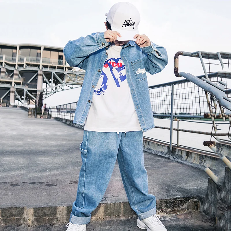 Джазовые танцевальные костюмы для мальчиков одежда в стиле хип-хоп детская