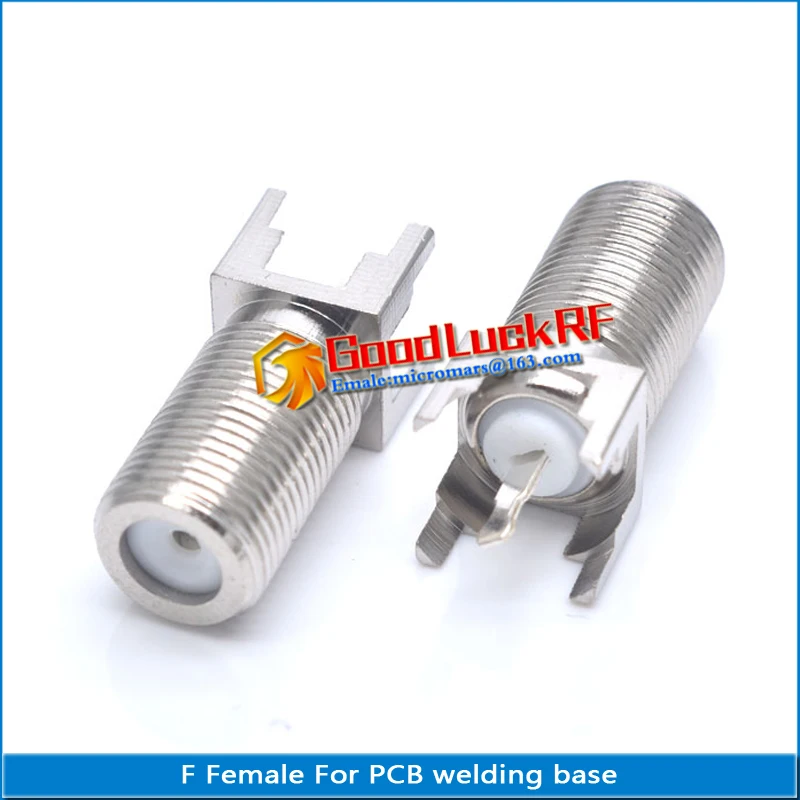 1X Pcs F Female четыре фута f-головка сварочная база кабель ТВ приставка адаптер PCB