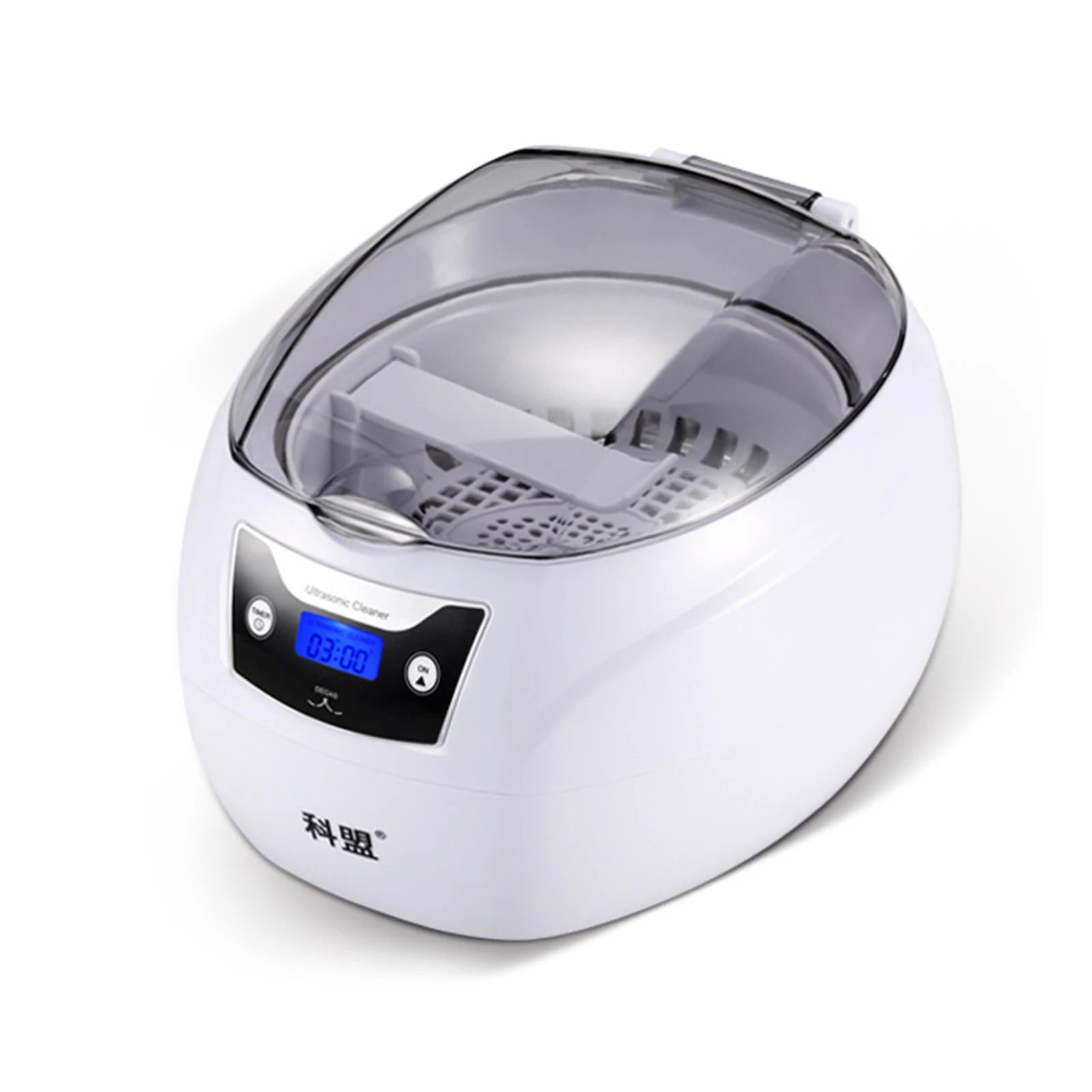 

750ml Ultrasonic Cleaner Bath Timer for Jewelry Parts Glasses Stones Razor Brush Ultrasound Sonic -US