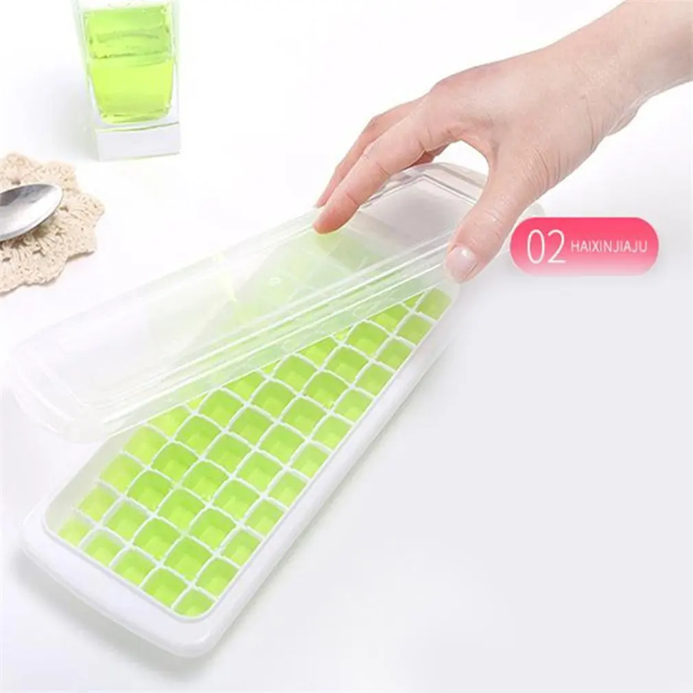 Creative Flower Ice Mold Food Grade PP Plastic Cube Tray with Lid DIY Cream Maker Mould for Home Bar |