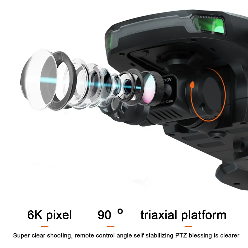 

BM9 двойная камера три оси PTZ 5g WiFi оптический поток GPS позиционирование дистанционное управление складной 6K Высокая четкость