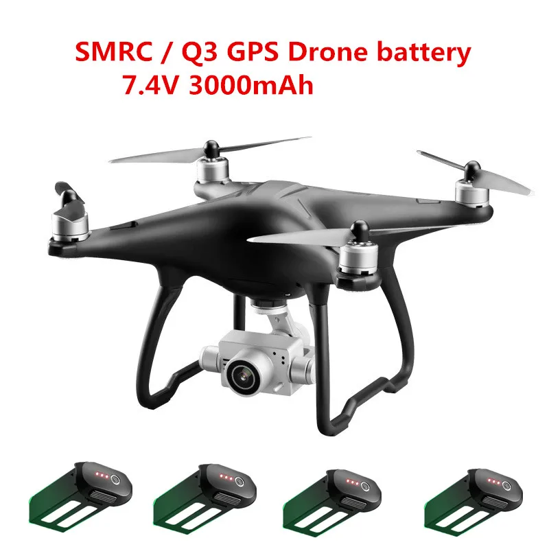 

SMRC / Q3 GPS Drone Battery Accessories 7.4V 3000mAh Battery /Propeller For Q3 GPS Drone Original Spare Parts