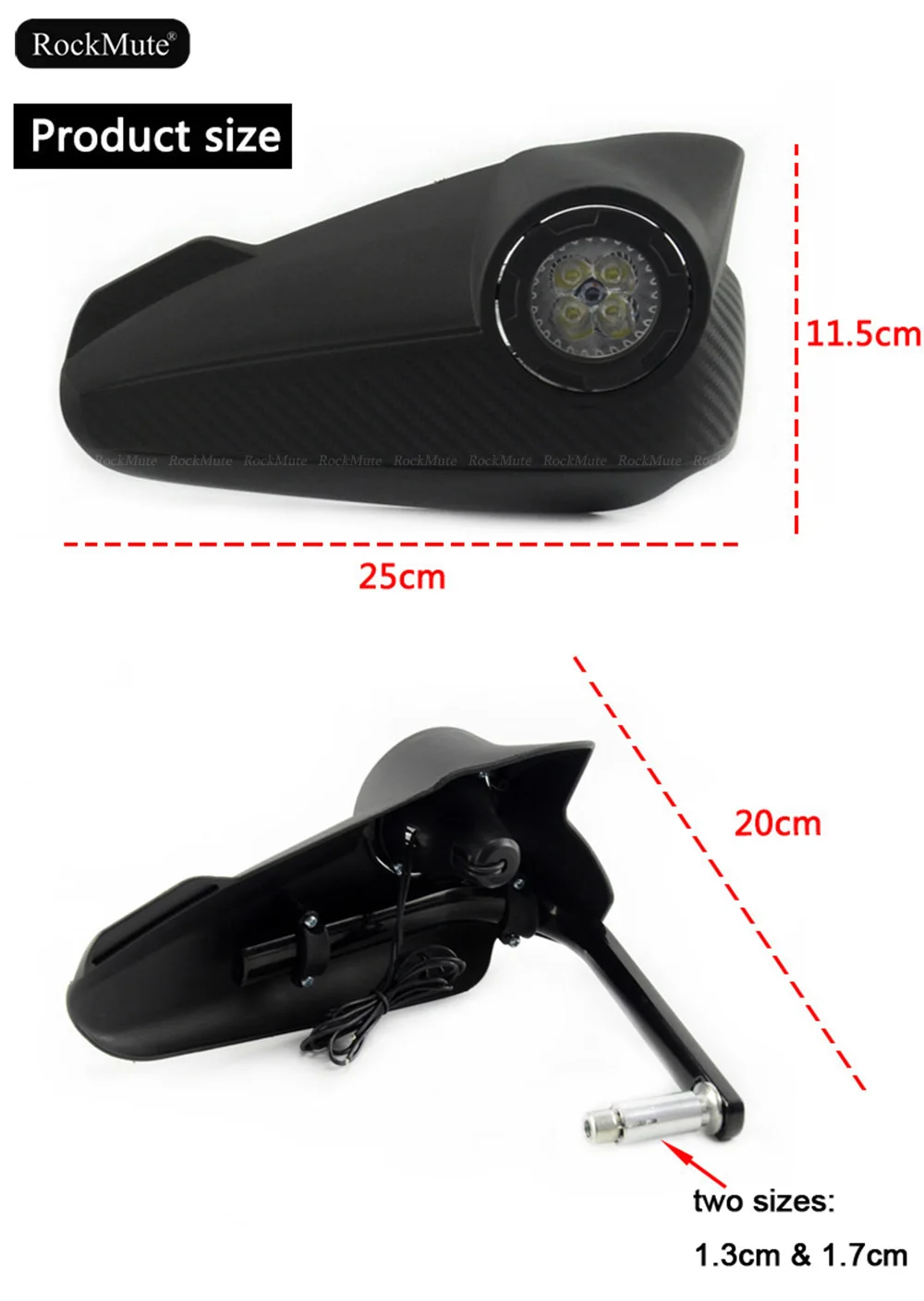 Ручная защита для мотоцикла мотокросса грязи велосипеда HONDA/YAMAHA/KAWASAKI/SUZUKI 22 мм 7/8