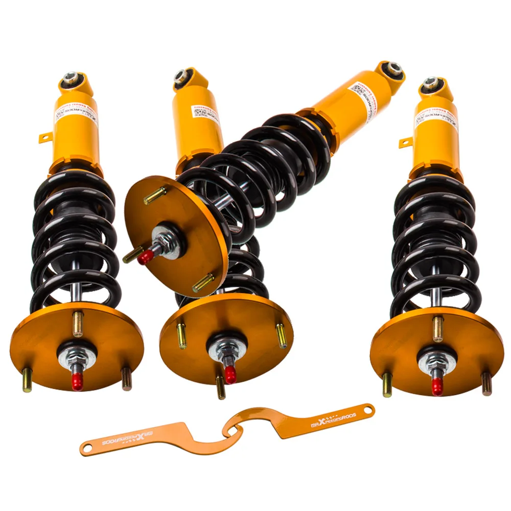 4 шт. амортизаторы Распорки 24 Регулируемая заслонка койловеров Подвеска для Toyota