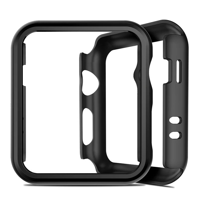 Для iWatch series 5 4 3 2 360 защитная рамка чехол для Apple Watch 38 40 42 44 s5 защитный Защита экрана