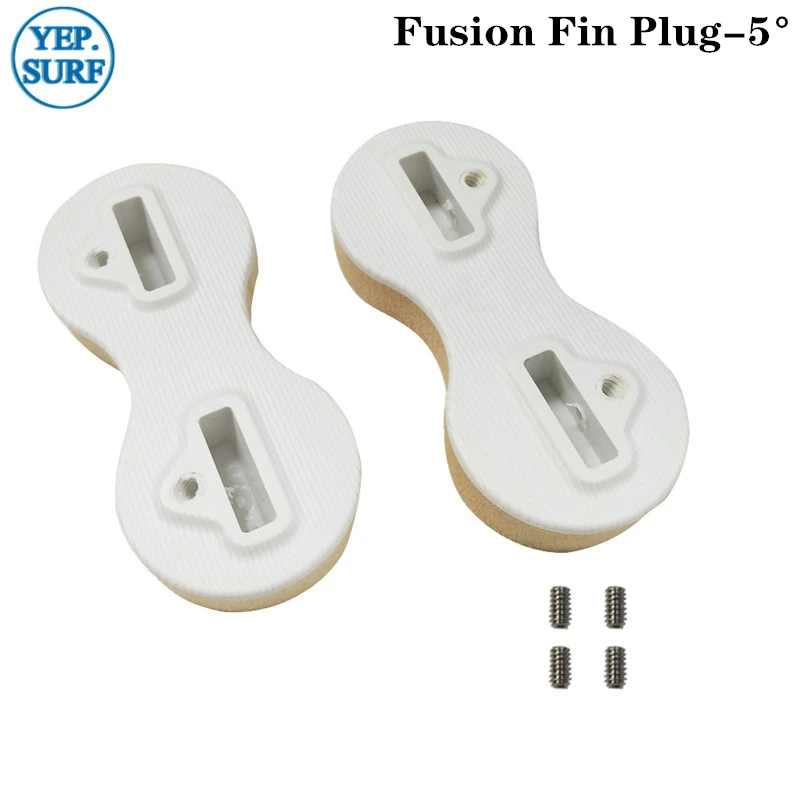 FCS Fin плагин белый пластик для серфинга Fusion 5/9 градусов плавник с плавником ключ
