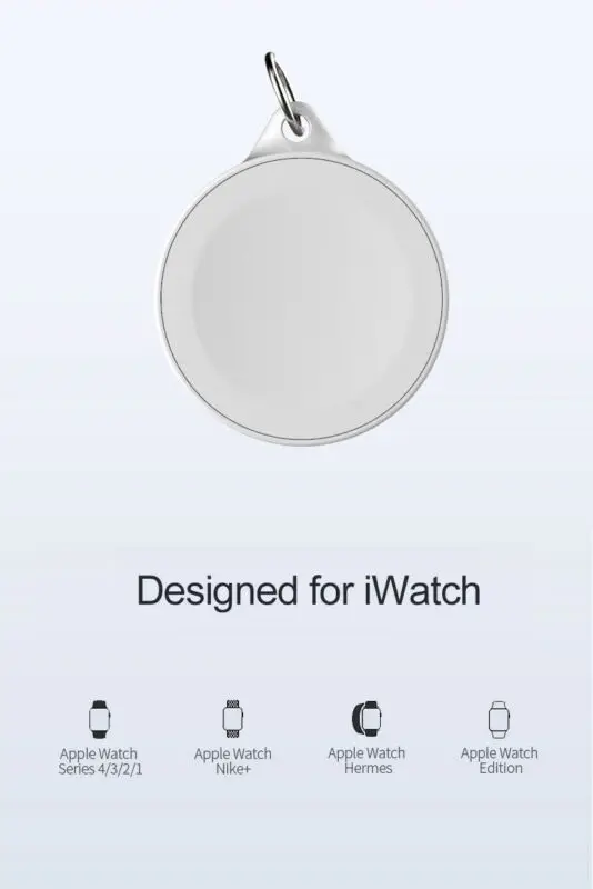 Портативное магнитное Беспроводное зарядное устройство индукция для Apple Watch 1 4 3 2